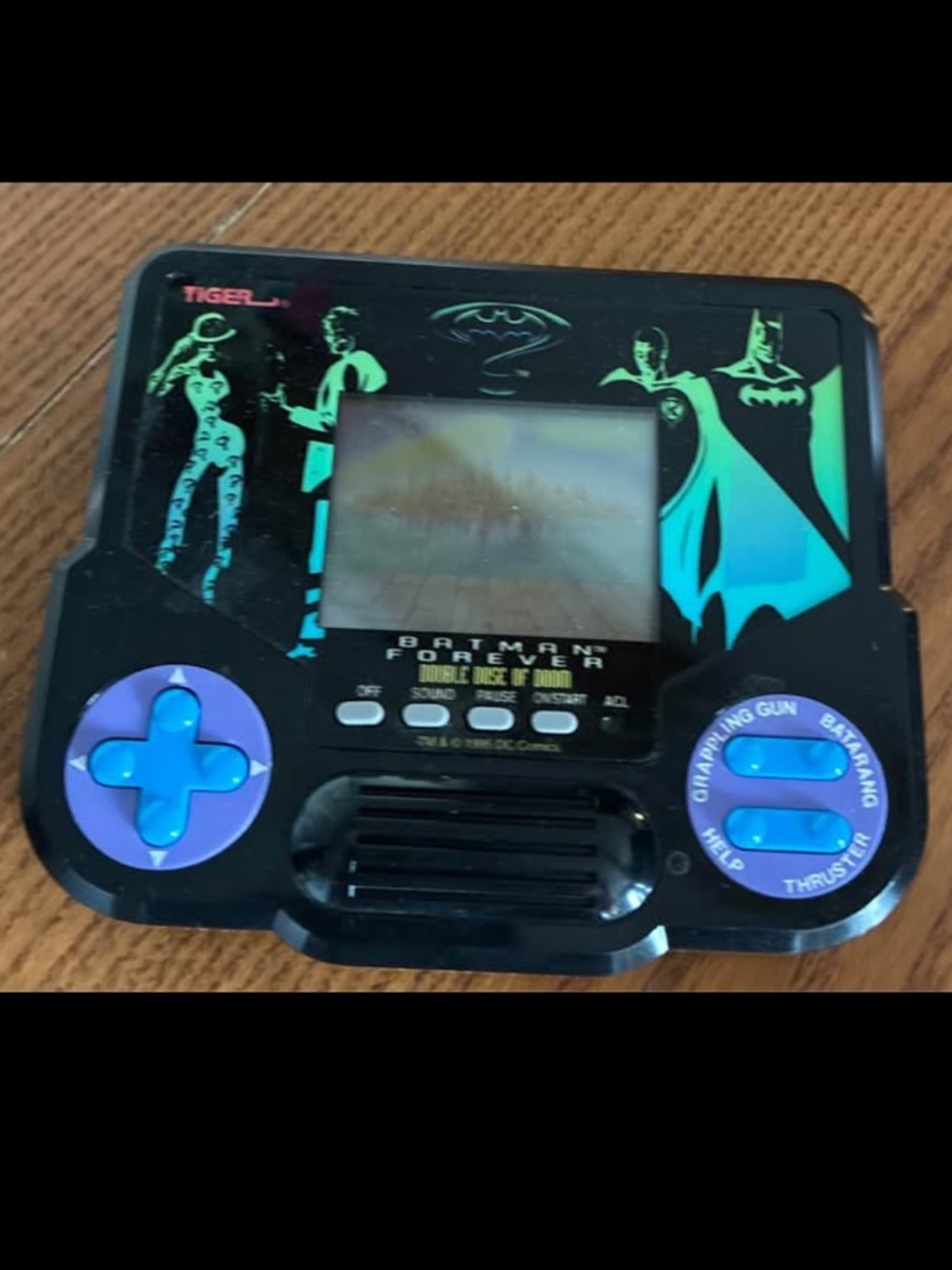 1988 Batman Forever Handheld Game - Black/Blue
